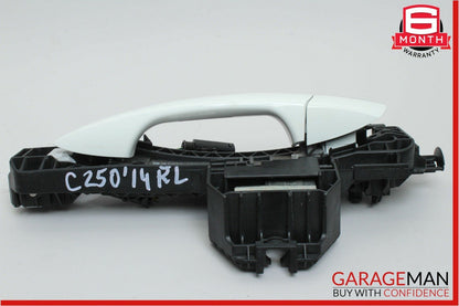 12-14 Mercedes W204 C250 Rear Left Side Keyless Go Exterior Door Handle White
