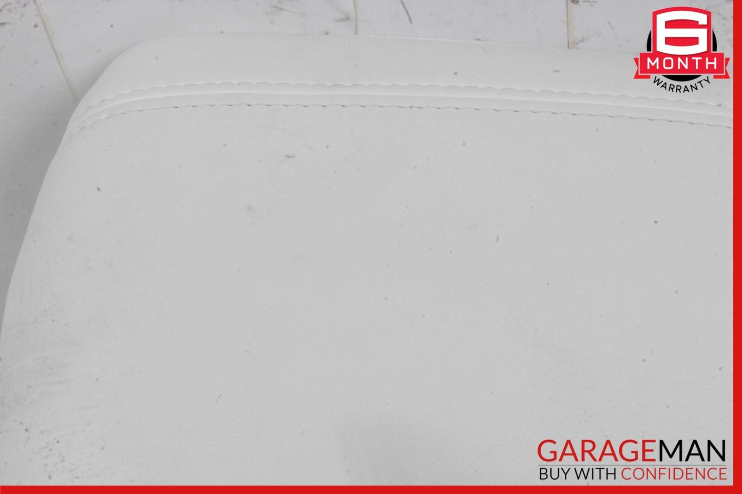 16-20 Tesla Model S Rear Right Side Seat Bolster Cushion Cover White OEM
