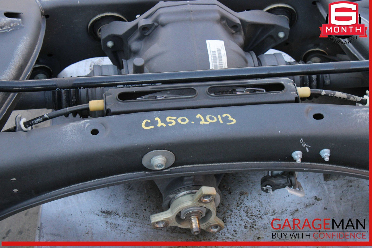 2012-2015 Mercedes-Benz C250 Rear Differential Axle Subframe Bar Assembly