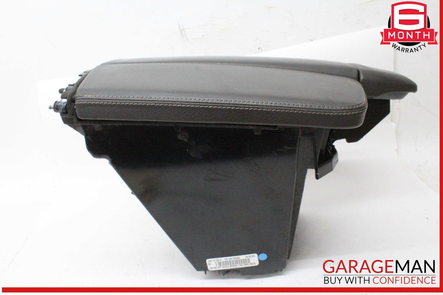 12-16 Mercedes X166 GL450 GL550 Center Console Armrest Arm Rest Black OEM