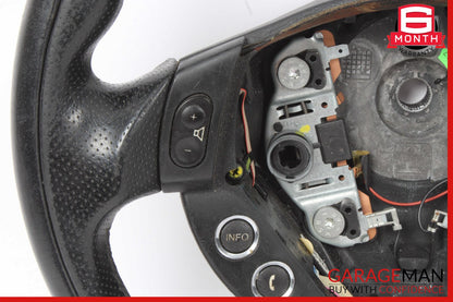 03-08 Maserati Quattroporte M139 Steering Wheel Black OEM