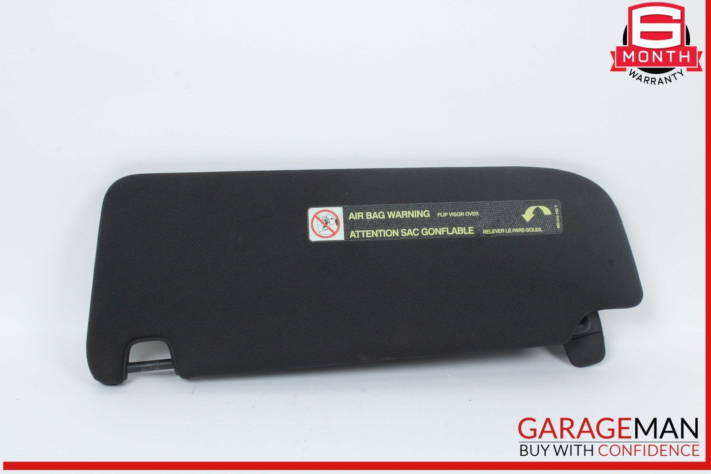 12-18 Audi A7 A6 Front Right Passenger Side Sun Visor Sunvisor Black OEM