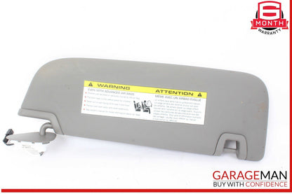 10-16 Porsche Panamera 970 Front Left Driver Side Sunvisor Sun Visor Gray OEM