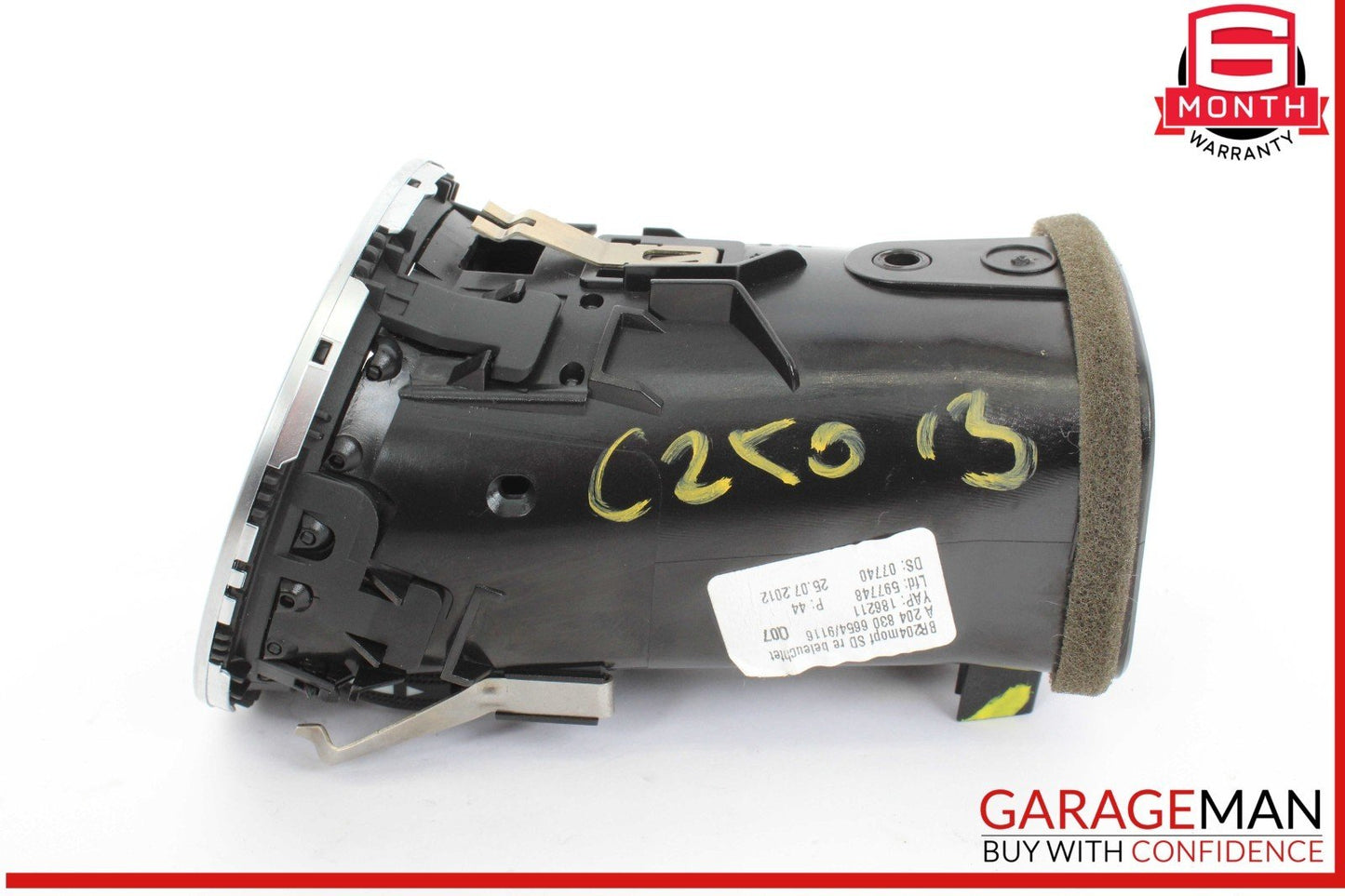 12-14 Mercedes W204 C250 C300 C350 Dash AC A/C Air Vent Grill Right Side OEM