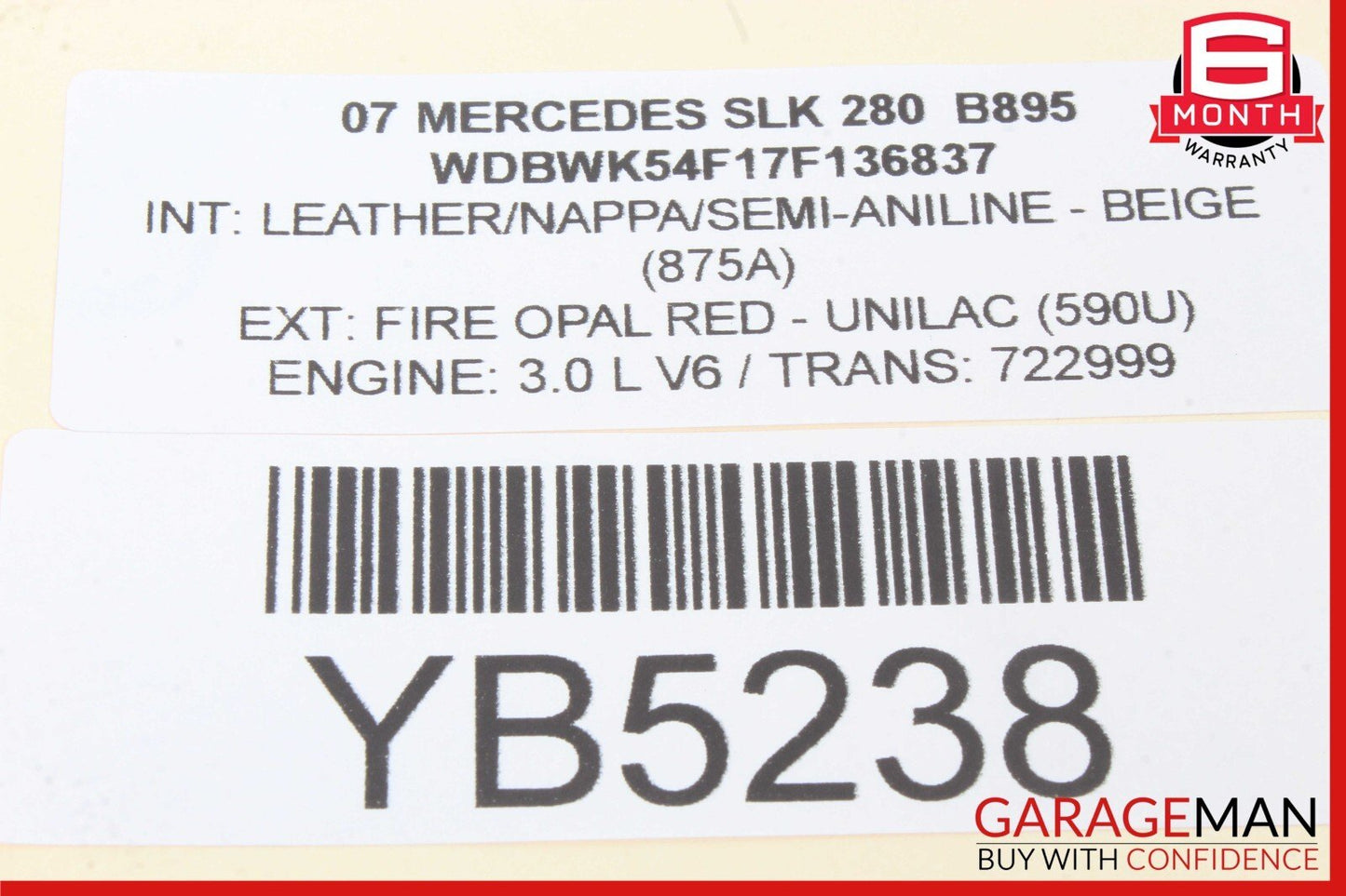 Mercedes R171 SLK280 CLK350 E320 C230 Anti Theft Alarm Module 2118209126 OEM
