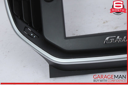 14-16 Maserati Ghibli Center Dash Air Vent Grille Screen Frame Trim Panel OEM