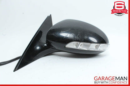 07-09 Mercedes W221 S550 S600 Front Left Side Mirror Door Rear View Black OEM
