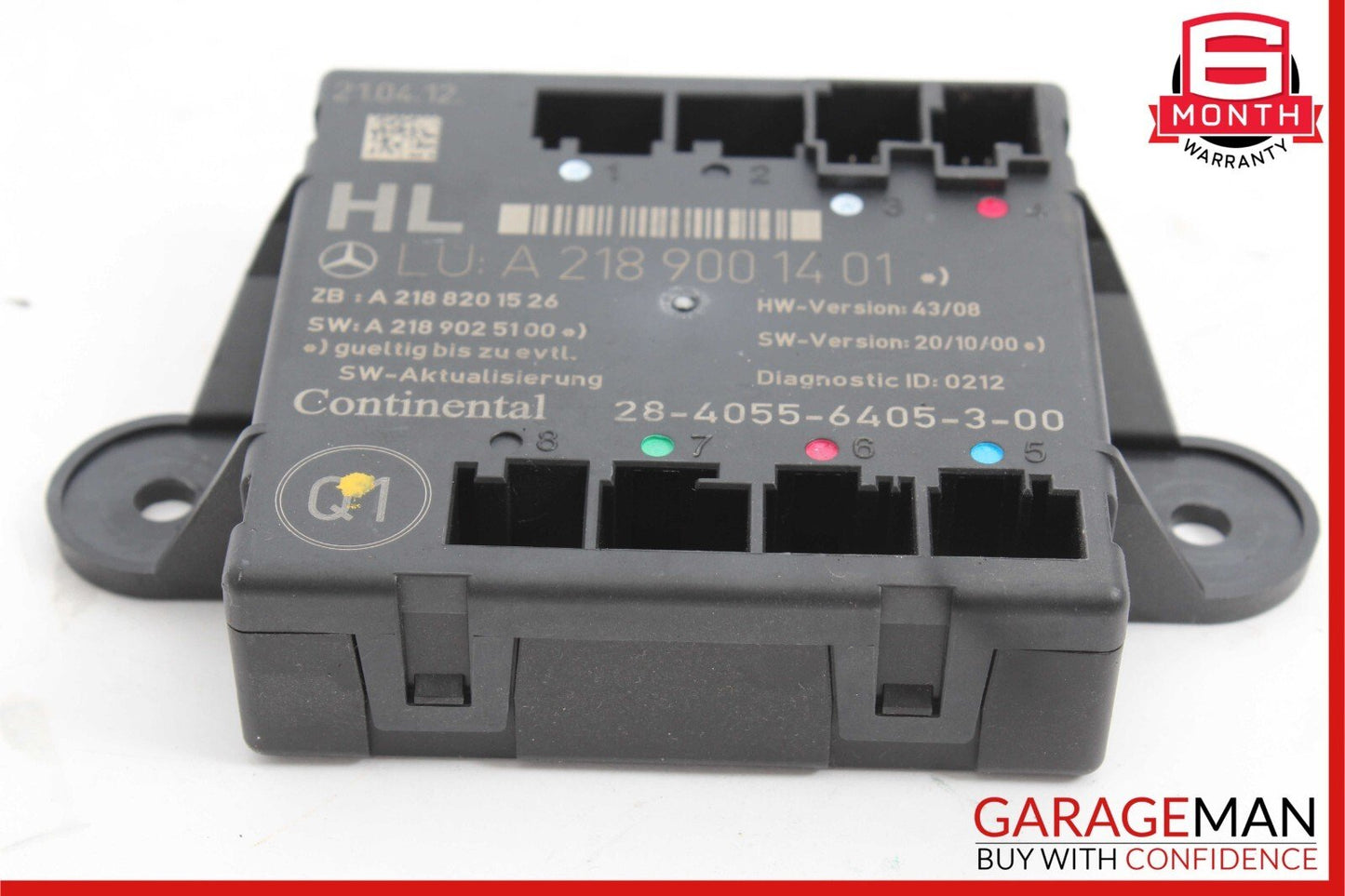 08-18 Mercedes W204 C300 C250 CLS550 Rear Left Side Door Control Module OEM