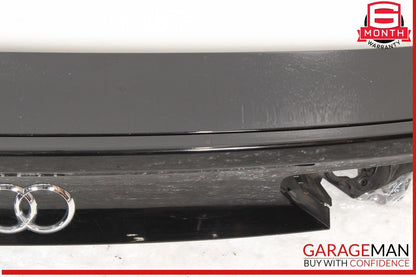12-18 Audi A7 Rear Trunk Lid Tailgate Spoiler Panel Spoiler Mount Black OEM