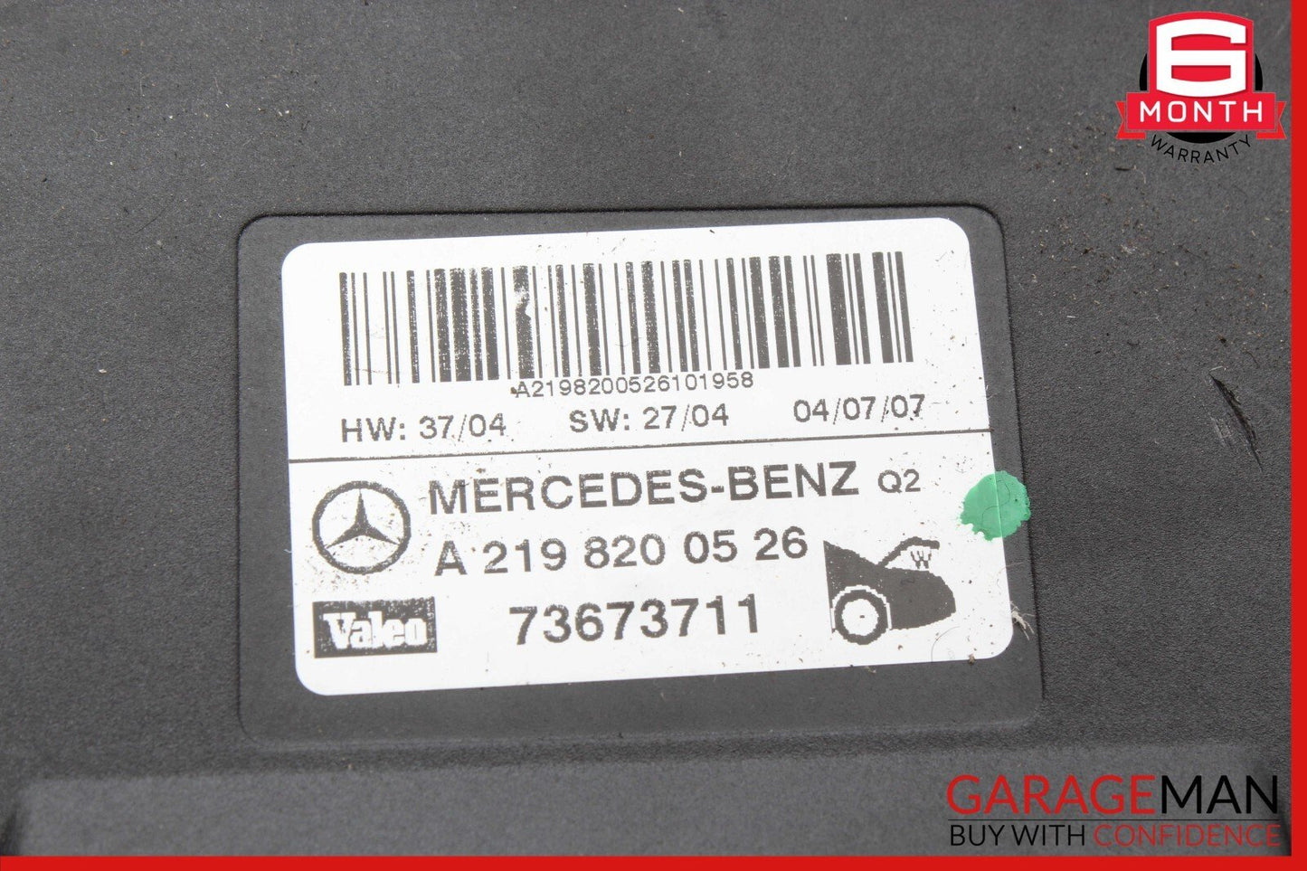 06-11 Mercedes W219 CLS63 CLS500 Trunk Lid Lock Remote Release Control Module