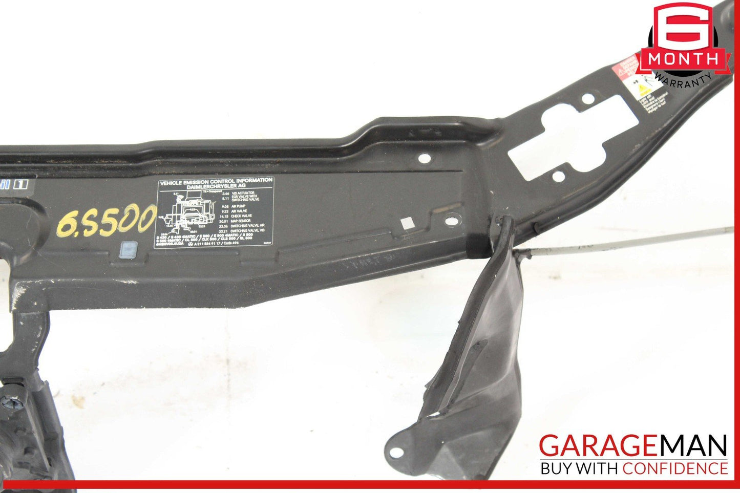 00-06 Mercedes W220 S500 Upper Radiator Support Frame Core OEM