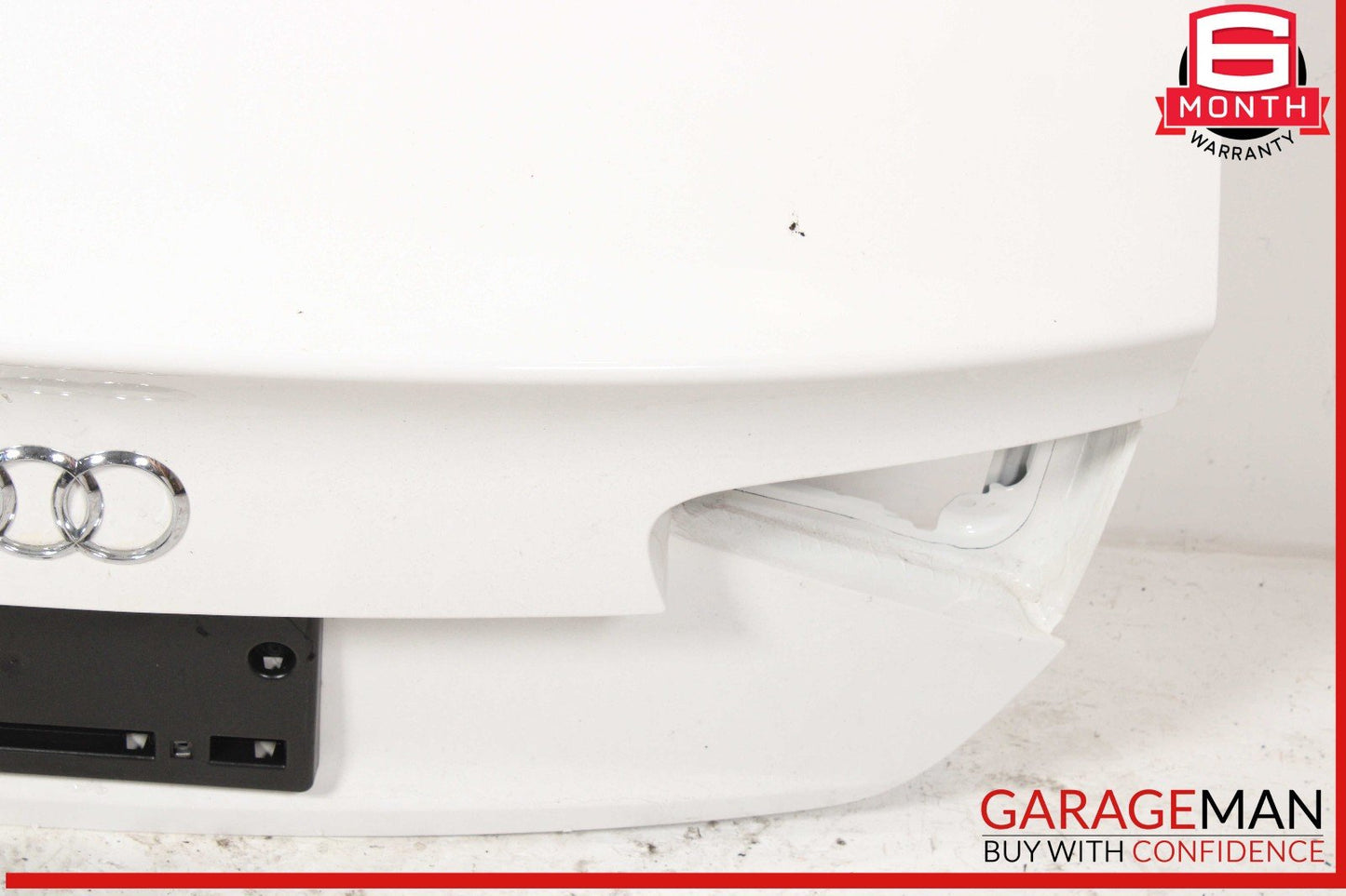 12-16 Audi S4 A4 Trunk Lid Shell White OEM