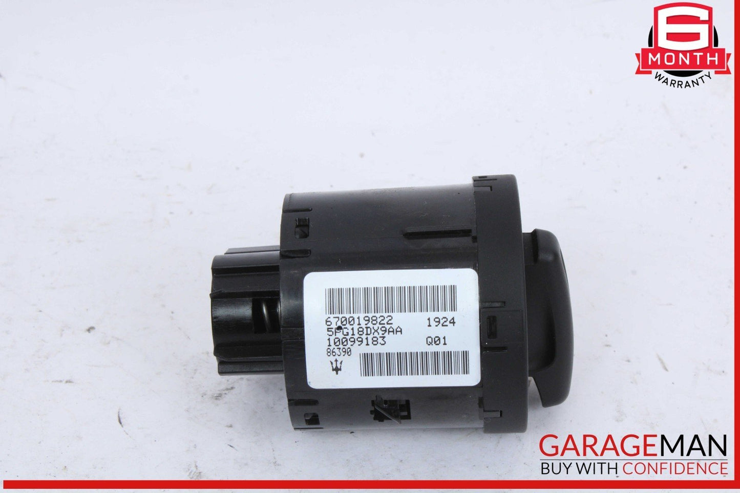 14-17 Maserati Ghibli Dash Headlight Head Light Lamp Control Switch 670019822