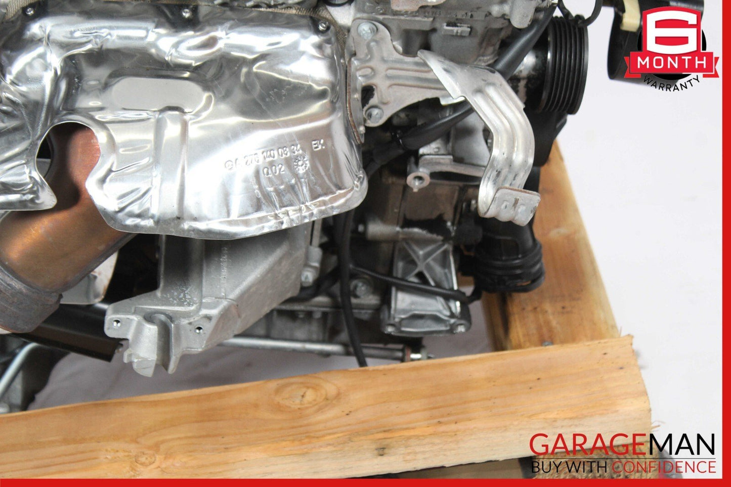 12-16 Mercedes W212 E350 CLS350 3.5L V6 RWD Engine Motor Block Assembly OEM