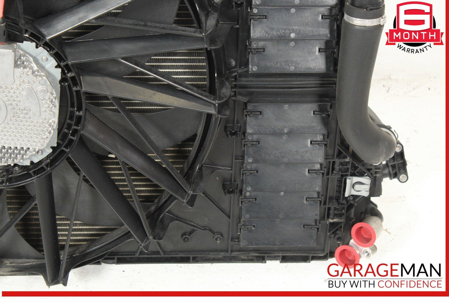 10-13 Porsche Panamera 970 Engine Cooling Radiator AC A/C Condenser Assembly