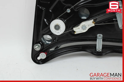 10-16 Mercedes W207 E350 Rear Right Door Window Regulator Frame w/o Motor OEM
