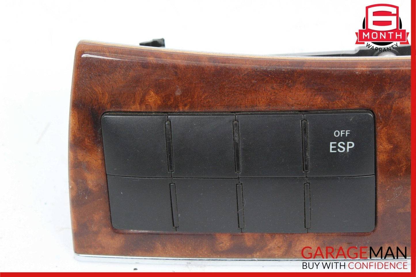 05-09 Mercedes W209 CLK350 Center Dash Dashboard Control Switch Trim Cover Assy