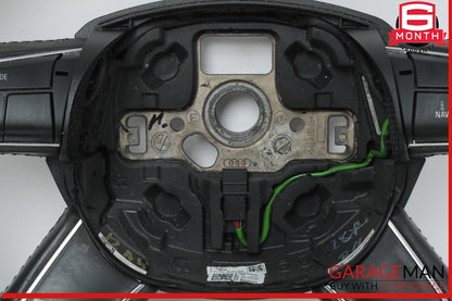 13-16 Audi A4 Front Left Driver Side Steering Wheel Black 4L0419091AC OEM