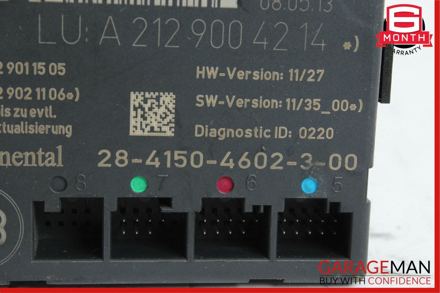 08-14 Mercedes W204 C300 C350 Front Right Side Door Control Module 2129004214