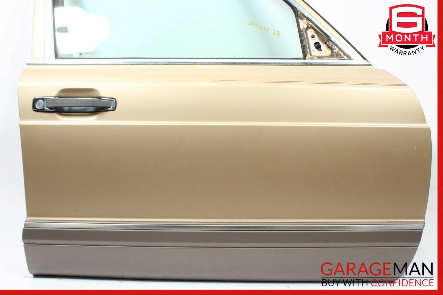 86-91 Mercedes W126 420SEL Front Right Side Door Shell Panel Assembly Beige OEM