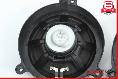 01-07 Mercedes W203 C230 Front Right & Left Side Door Audio Speaker Set of 2 OEM