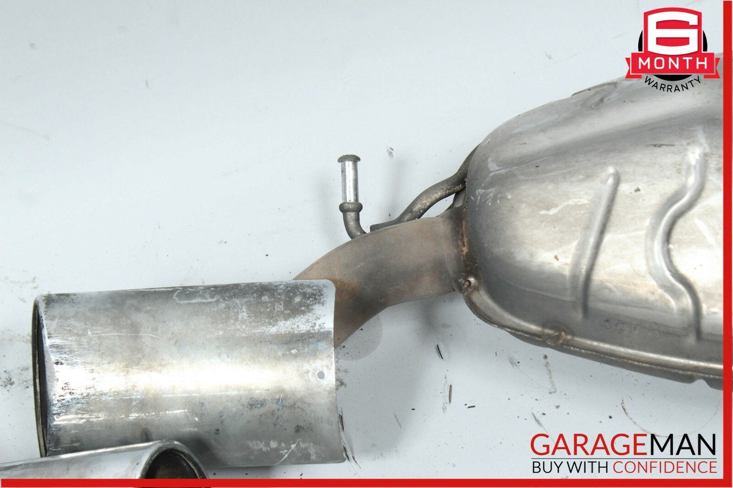 06-08 Mercedes W219 CLS500 Rear Right & Left Side Exhaust Muffler Mufflers Set