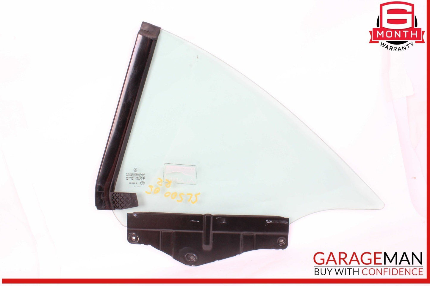 03-12 Mercedes R230 SL500 SL55 AMG Rear Right Side Quarter Window Glass OEM