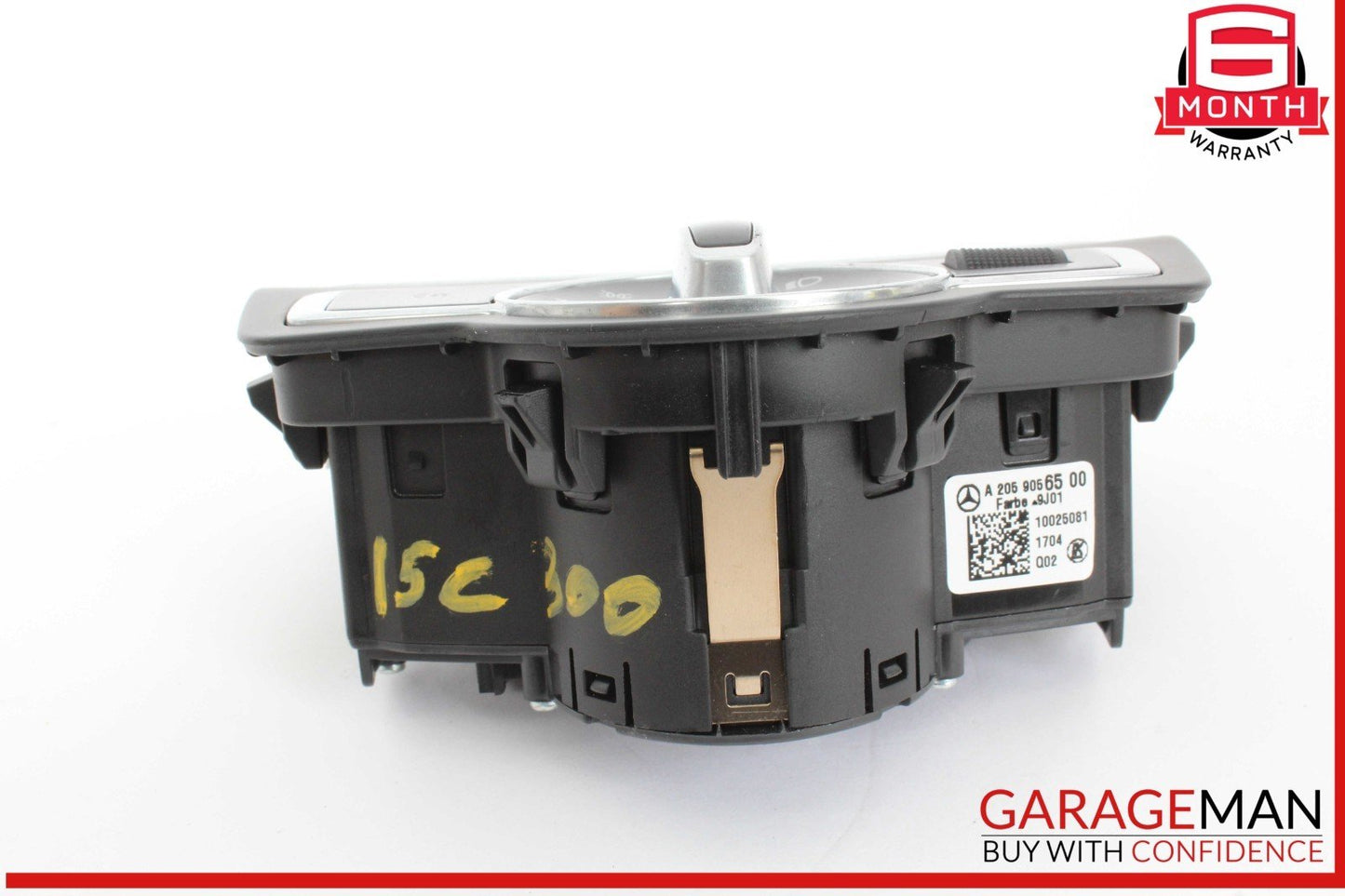 15-20 Mercedes W205 C300 C400 GLC300 Dash Headlight Switch Control Module OEM