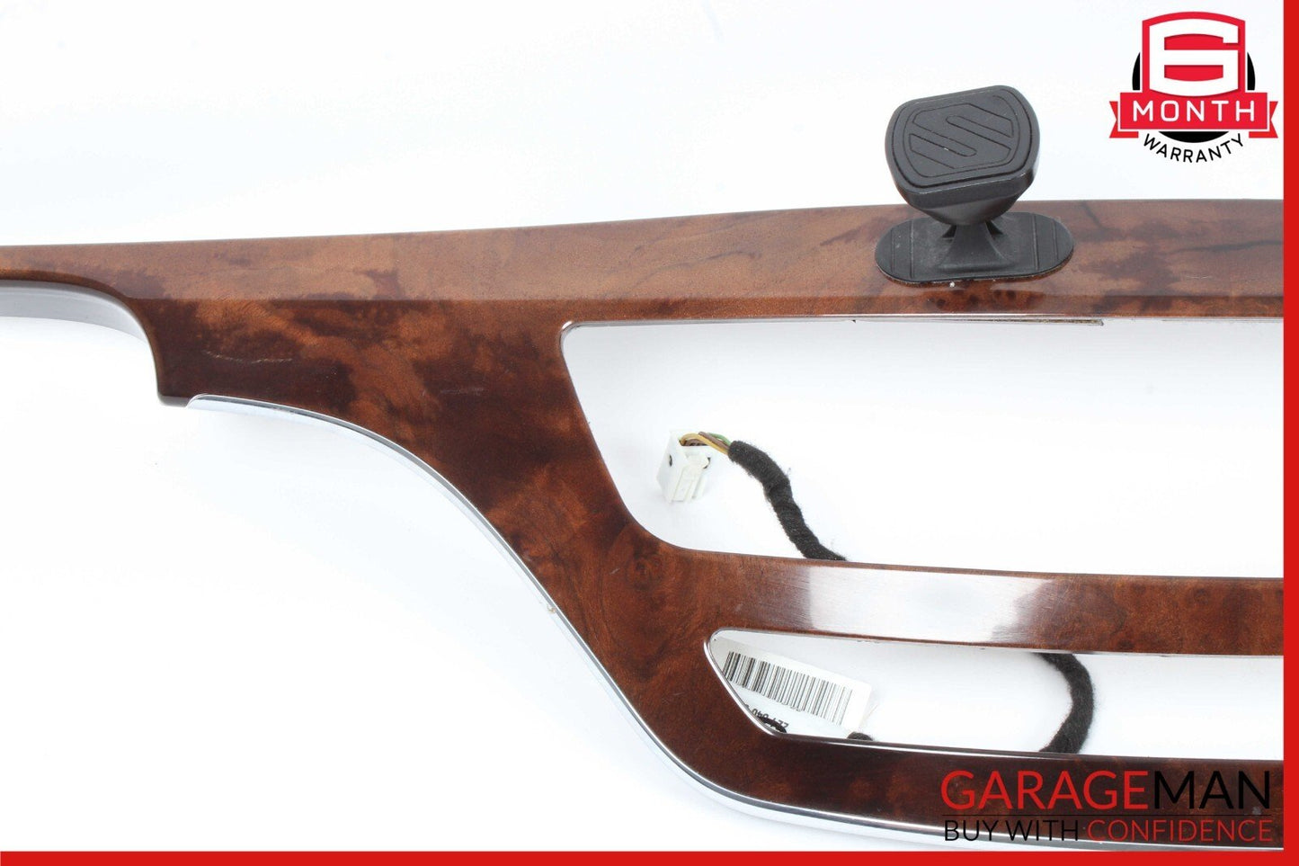 10-13 Mercedes W221 S550 S450 Dashboard Center Trim Molding Cover Bezel Wood