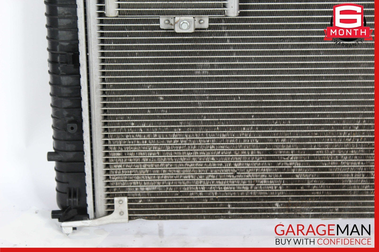 03-08 Mercedes R230 SL500 Engine Radiator A/C AC Air Condenser Oil Cooler Assy