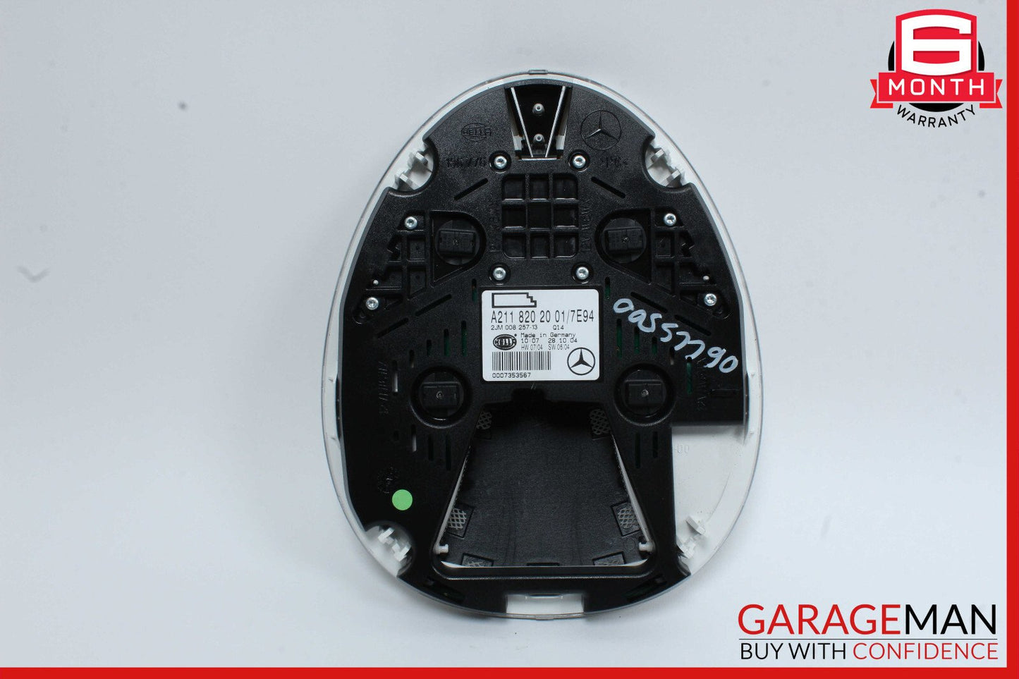 03-11 Mercedes W219 CLS500 E350 Rear Overhead Dome Light Gray OEM