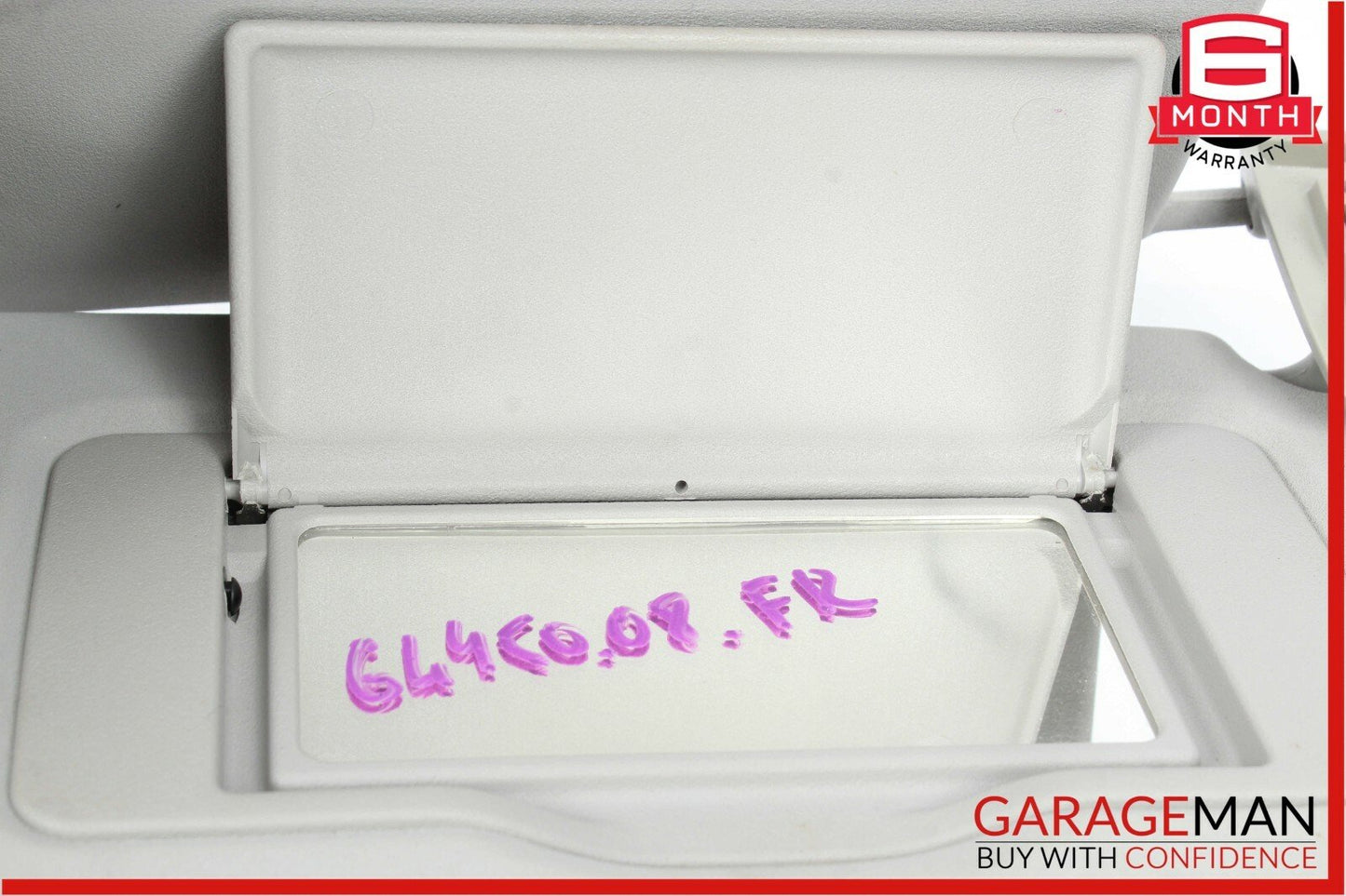 06-12 Mercedes X164 GL450 ML450 Front Right Side Sun Visor Sunvisor Shade Gray
