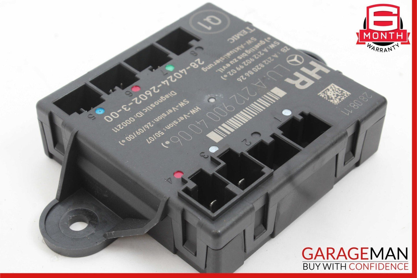 08-18 Mercedes C250 C300 GLK350 CLS550 Rear Right Side Door Control Module Unit