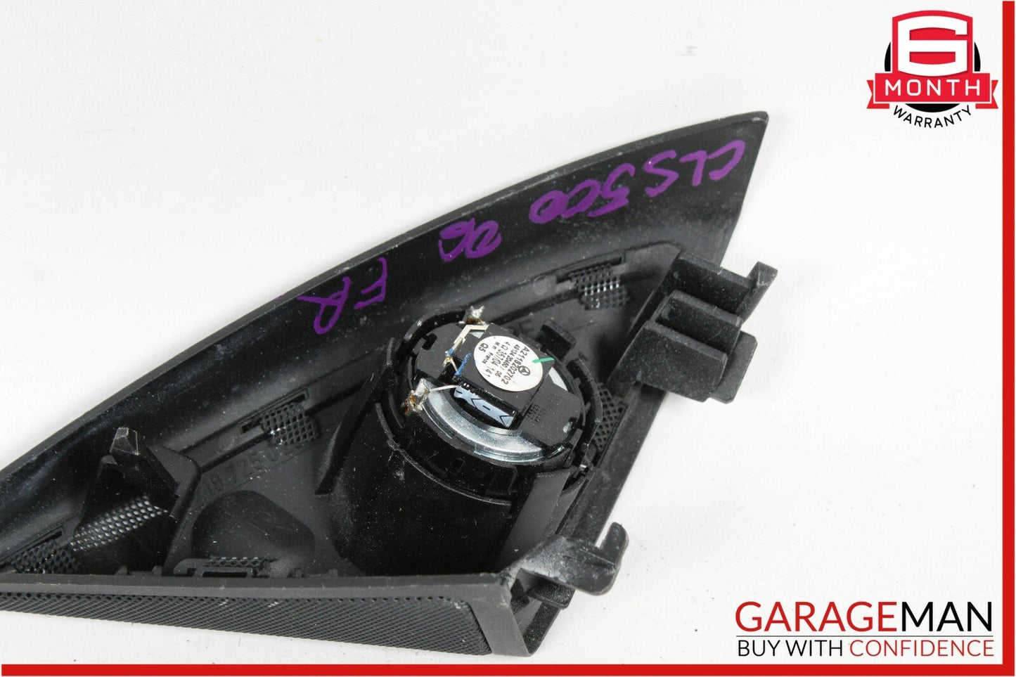 06-11 Mercedes W219 CLS500 Front Left & Right Door Tweeter Speaker Trim Set OEM