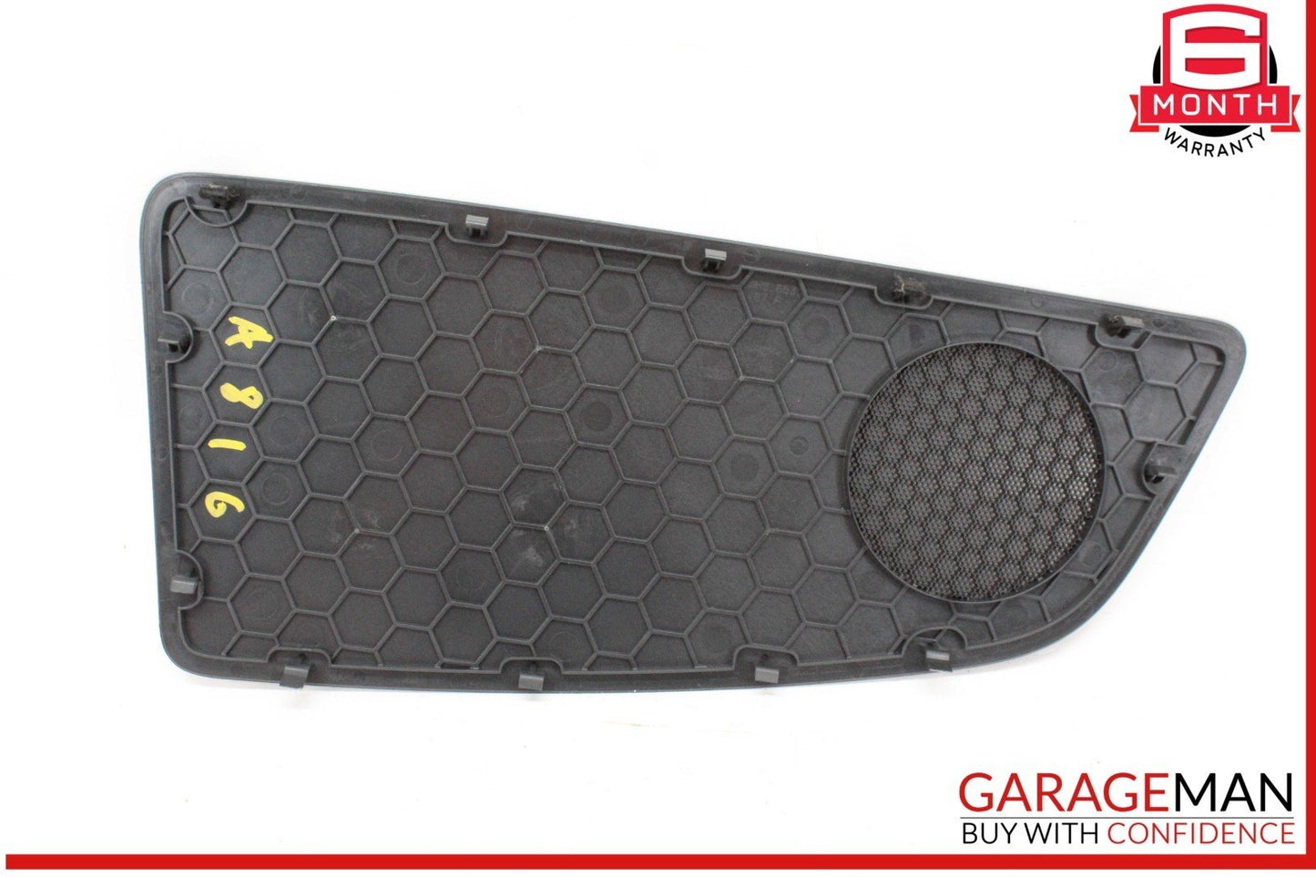 11-18 Audi A8 S8 Rear Deck Left Side Speaker Grille Cover 4H0863487A OEM