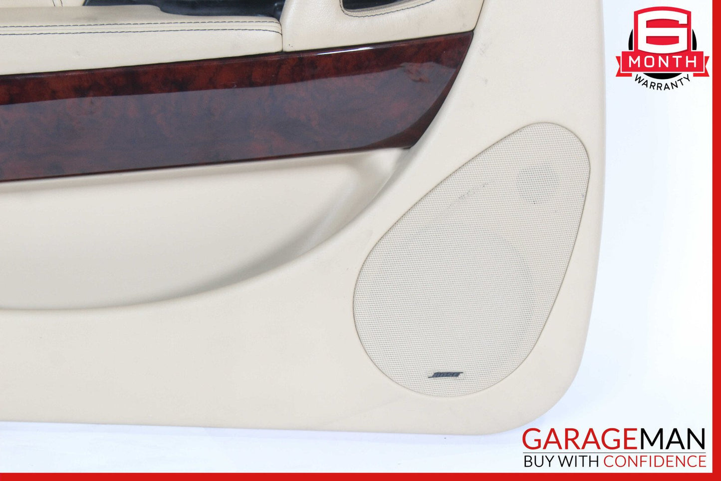 03-13 Maserati Quattroporte M139 Rear Left Side Interior Door Panel OEM