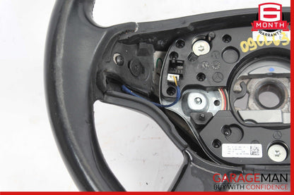 07-10 Mercedes S550 CL550 Driver Steering Wheel w/ Paddle Shifters Black Wood