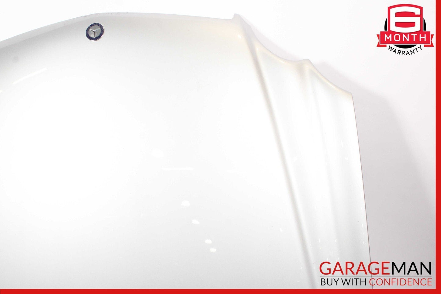 03-08 Mercedes R230 SL500 Front Hood Bonnet Cover Panel Assembly Silver OEM