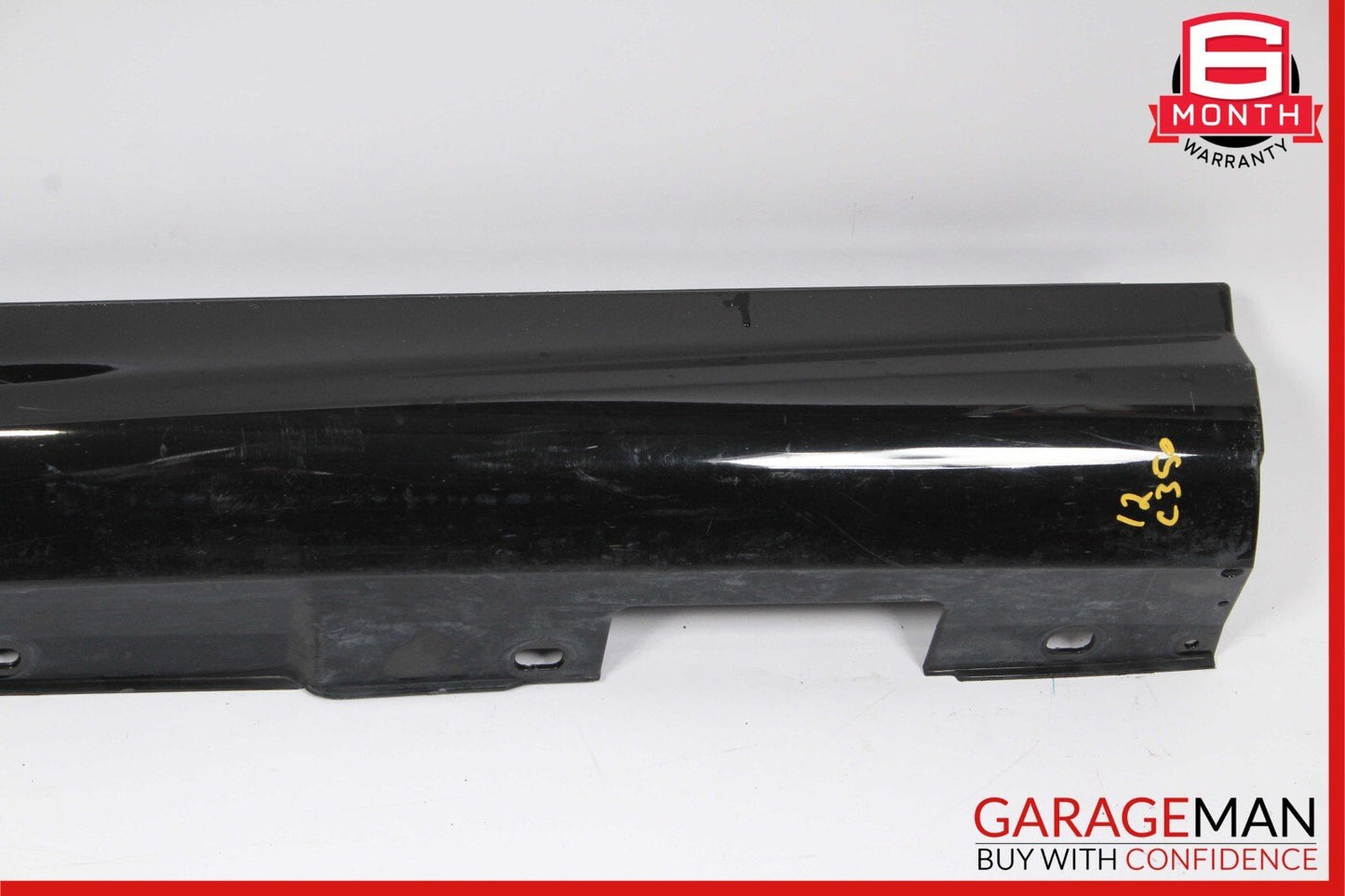 08-14 Mercedes C300 C280 C350 AMG Sport Sedan Left Side Skirt Rocker Panel Black