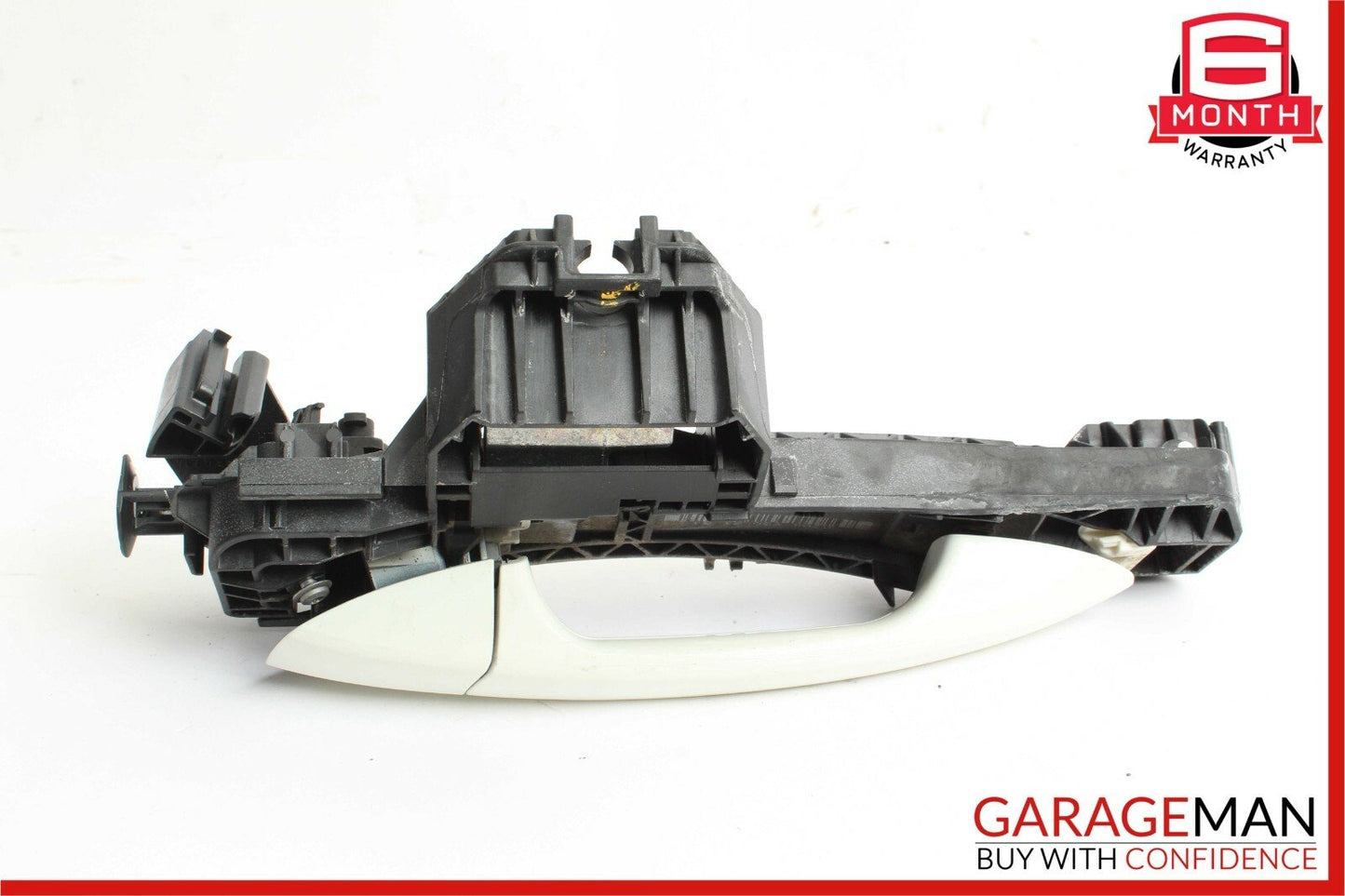 10-14 Mercedes W204 C300 Rear Left Driver Side Exterior Door Handle White OEM