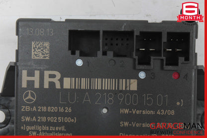 08-18 Mercedes GLK350 CLS400 E550 C250 Rear Right Side Door Control Module Unit