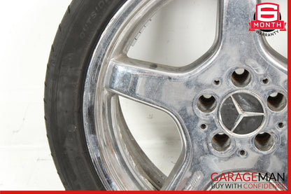03-12 Mercedes R230 SL550 SL65 AMG Rear Wheel Tire Rim 8.5Jx18H2 ET30 OEM