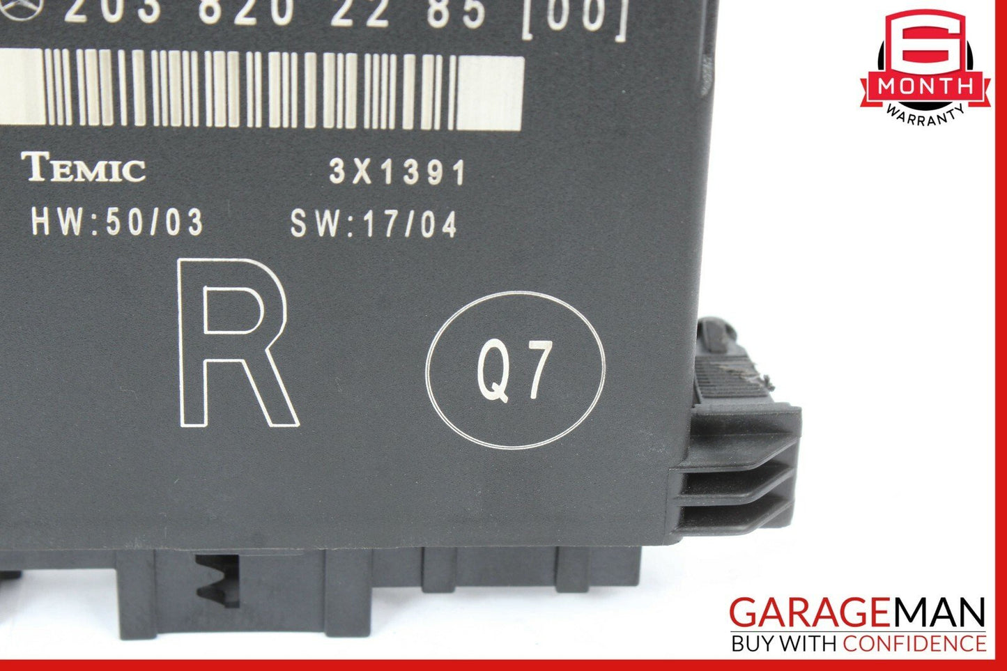 01-07 Mercedes W203 C230 C320 C55 AMG Rear Right Side Door Control Module Unit
