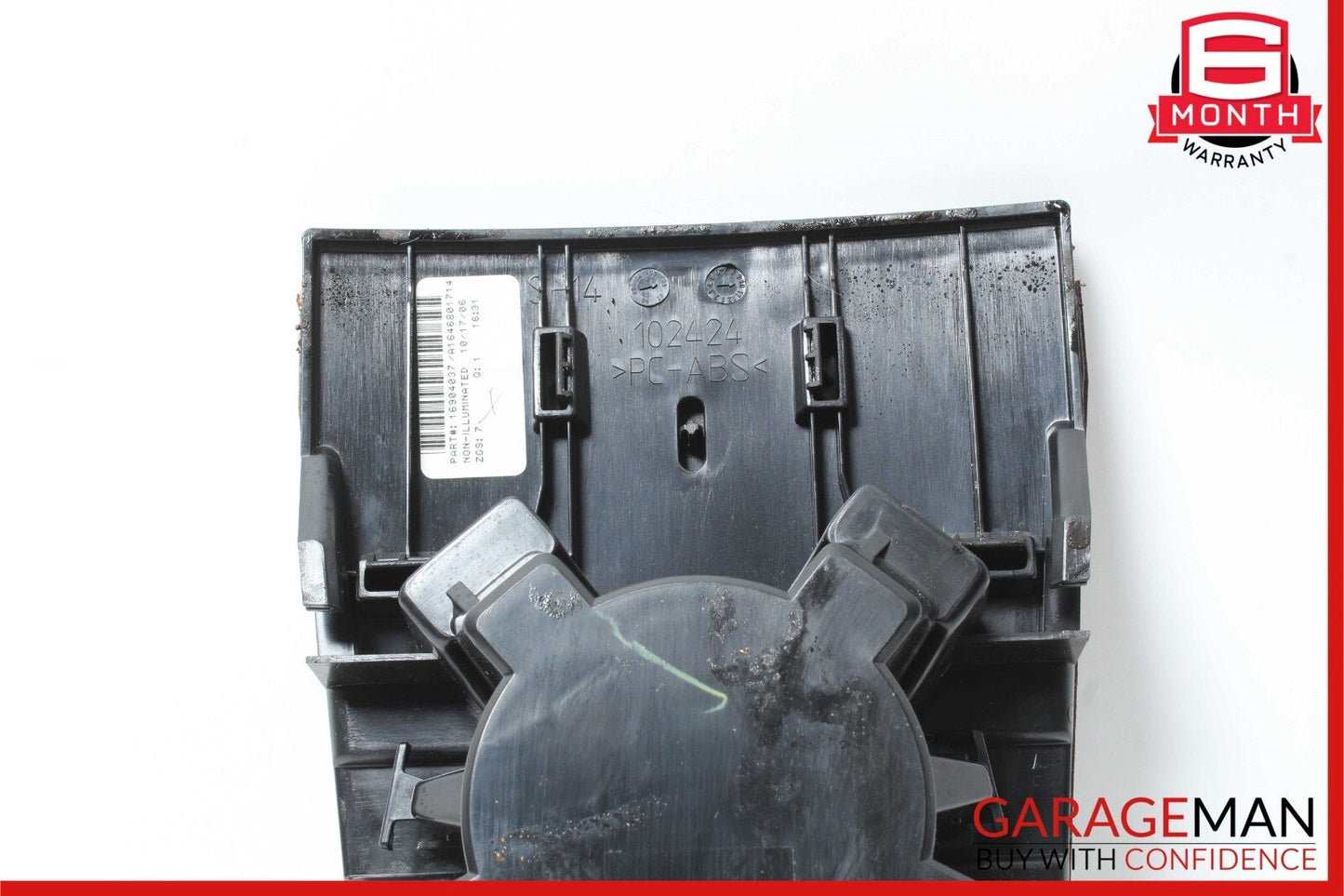06-12 Mercedes GL350 ML350 GL450 Center Console Cup Holder Compartment Wood