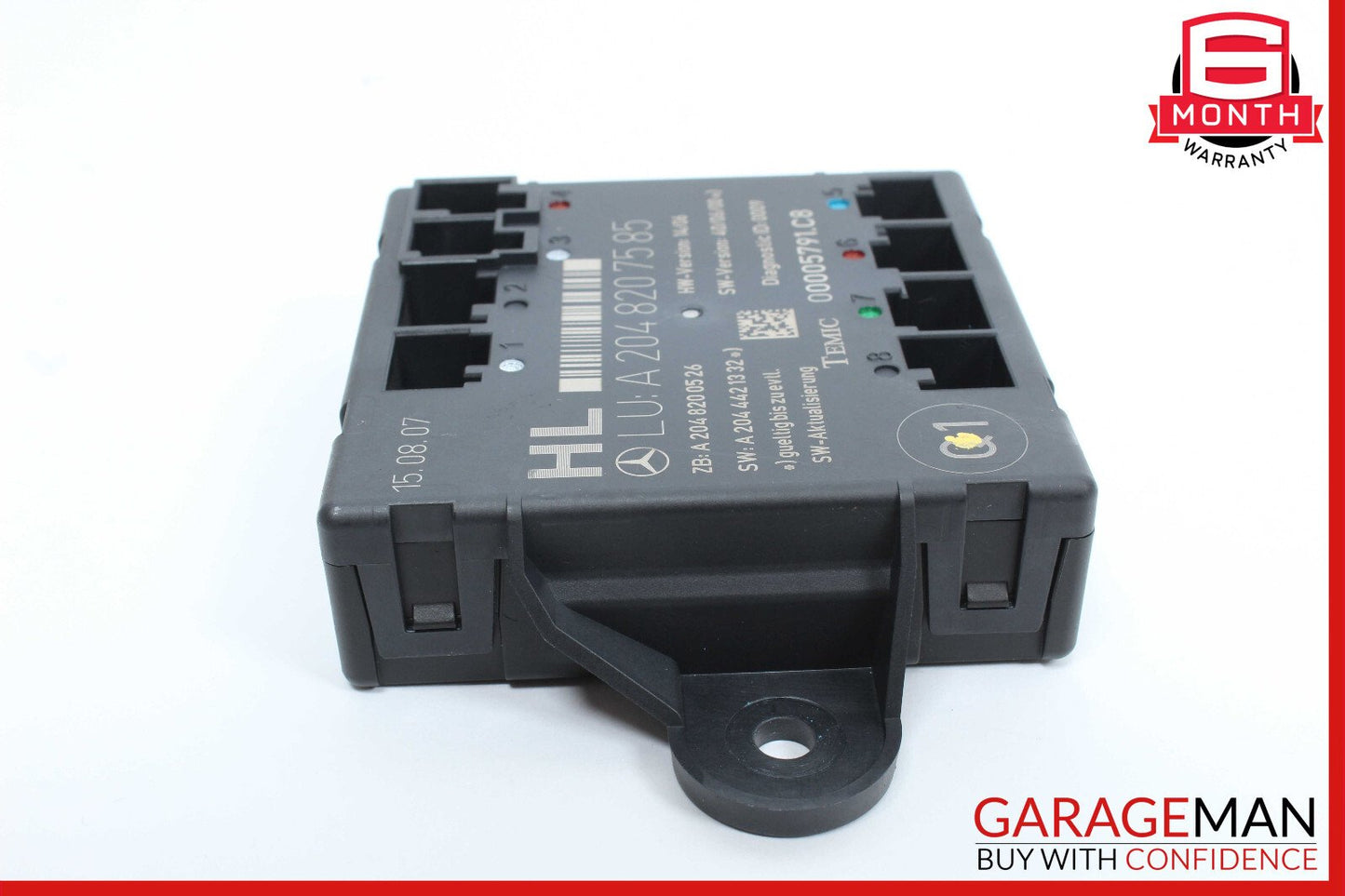 08-14 Mercedes W204 C300 C350 Rear Left Side Door Control Module 2048207585 OEM