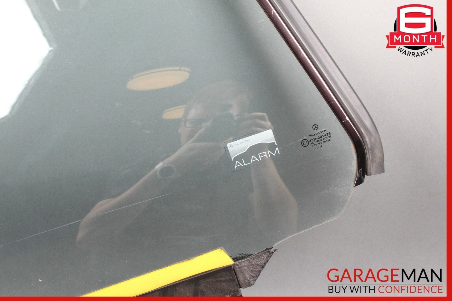00-06 Mercedes W215 CL500 Rear Right Passenger Side Quarter Window Auto Glass