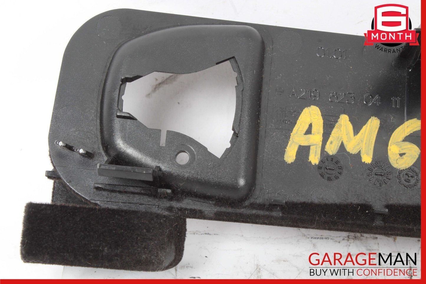 06-11 Mercedes W219 CLS63 AMG CLS550 Center Console Insert Voice Control OEM