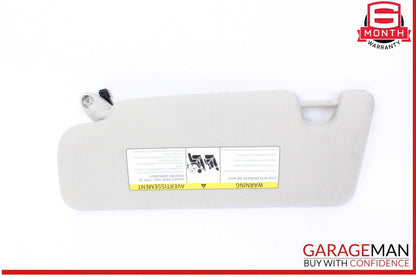 14-21 BMW i3 I01 Hybrid Front Right Passenger Side Sun Visor Sunvisor Gray OEM