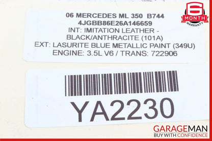 06-13 Mercedes W164 ML350 GL450 Front Left Driver Side Door Control Module OEM