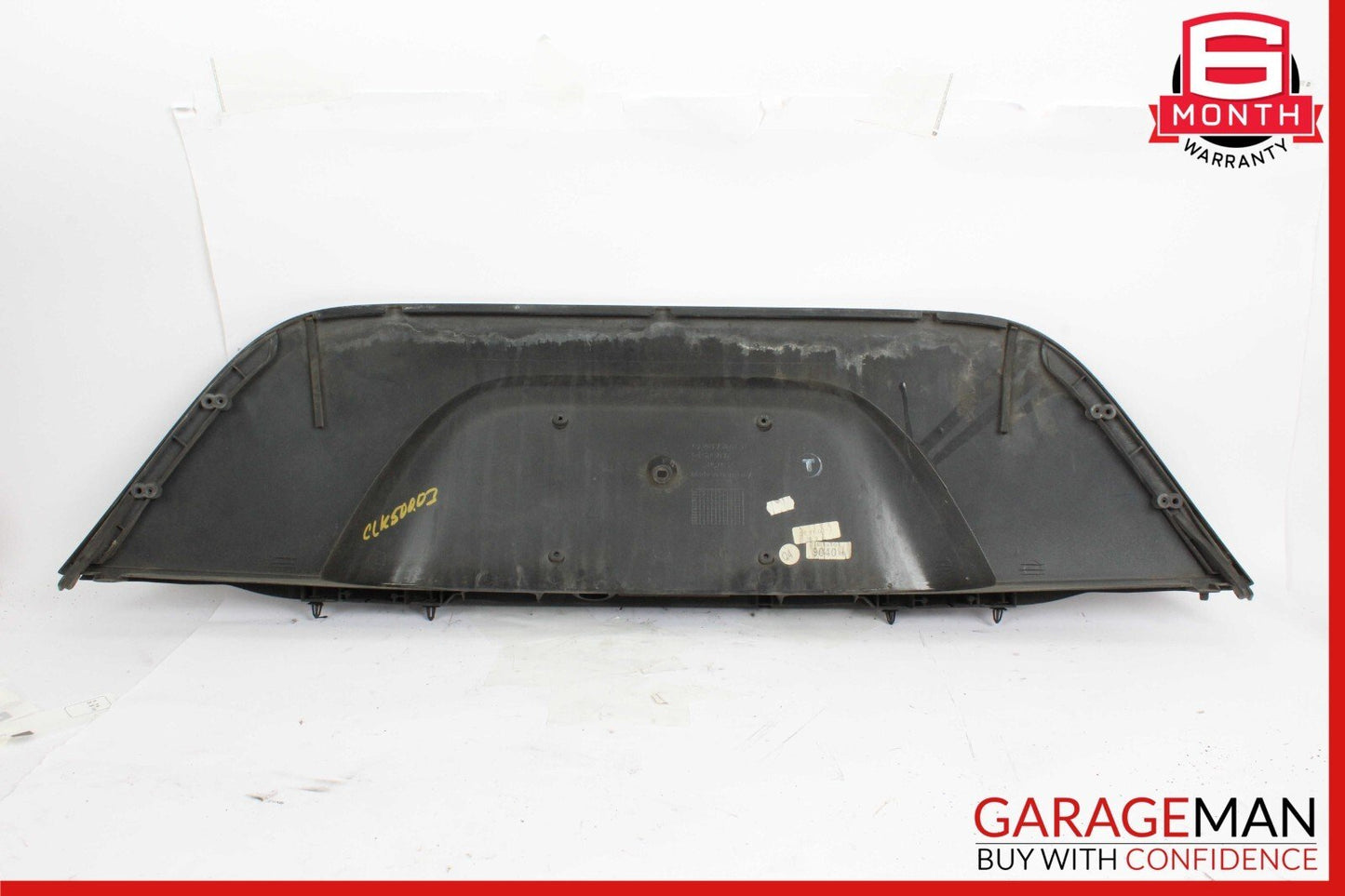03-09 Mercedes W209 CLK500 Rear Trunk Lid License Plate Holder Black OEM